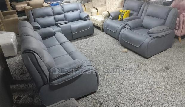 Luxury 7-Seater Spring Cushion Sofa - main view