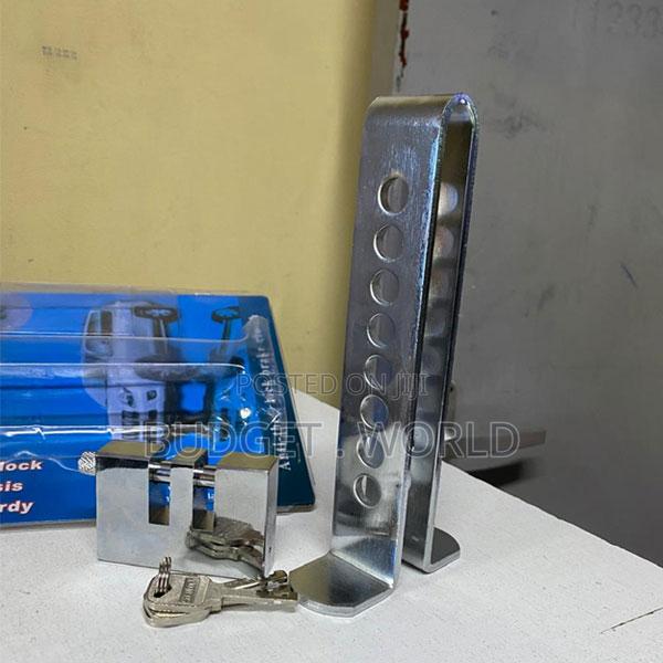 Universal Auto Hub Stainless Steel Anti Theft Pedal Lock for Car Brake