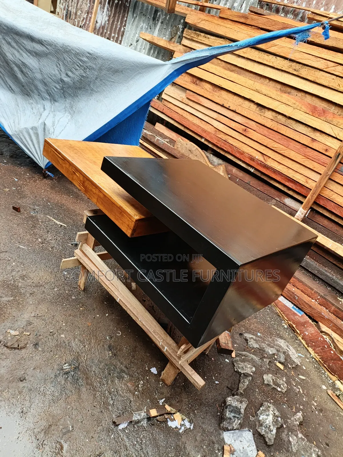 Black Customized Coffee Table
