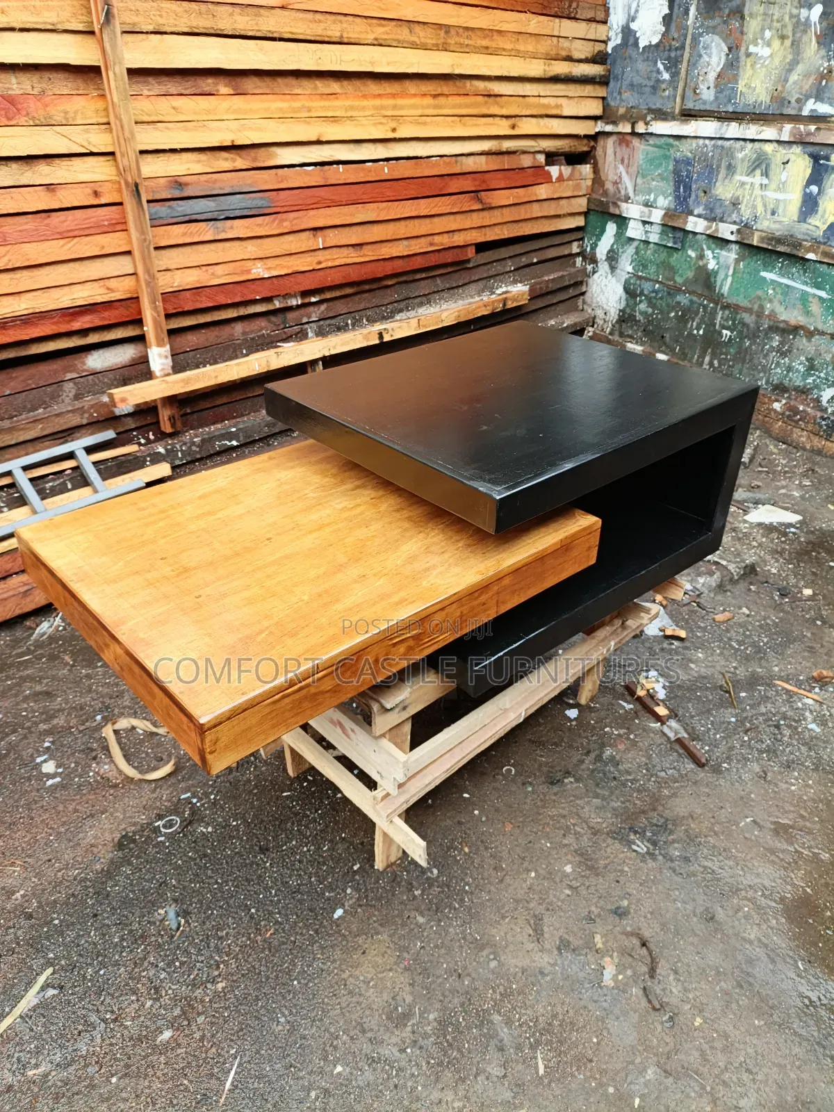Black Customized Coffee Table