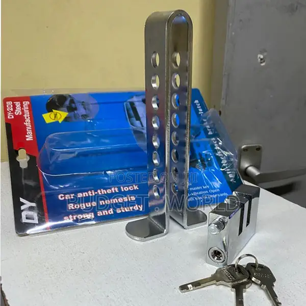 Rust-Free Car Pedal Lock Good _. Universal Stainless Steel 8 Holes