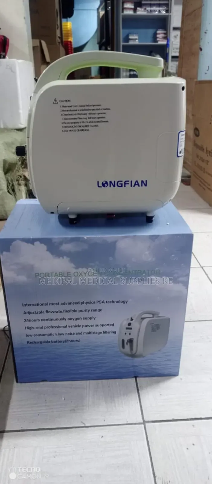 Longfian 5l Oxygen Concentrator