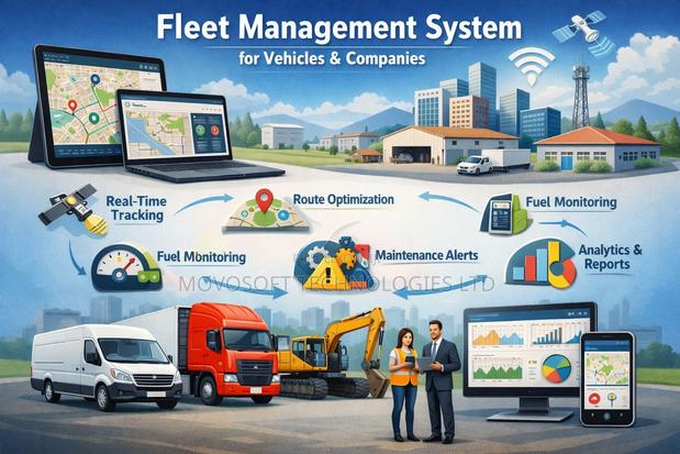 Fleet Management System for Vehicles Companies - main view