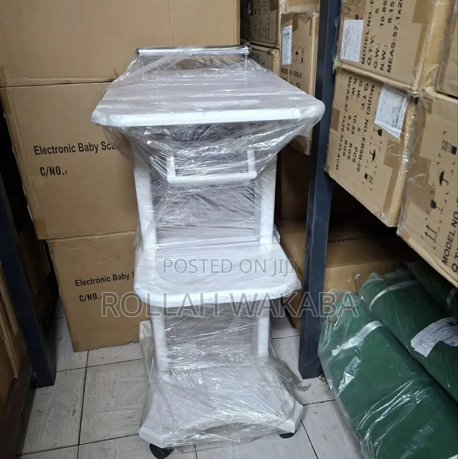 3 Shelf Ultrasound Trolley