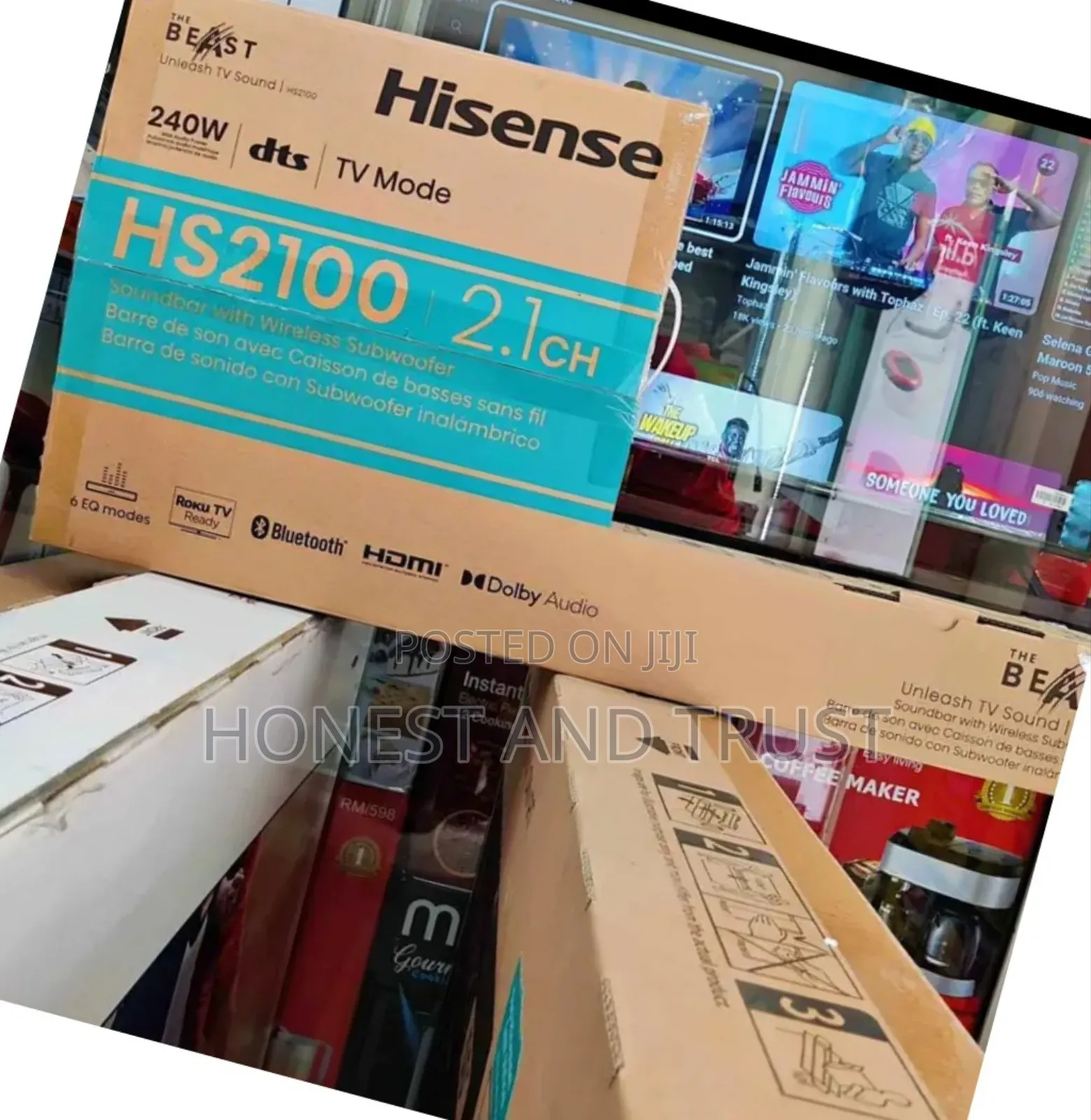 240w DTS , Hs2100 Hisense Soundbar