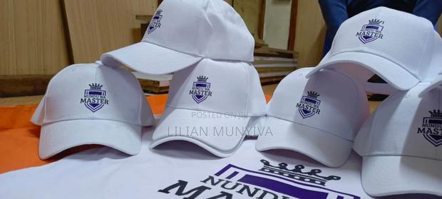 White Campaign Caps - main view