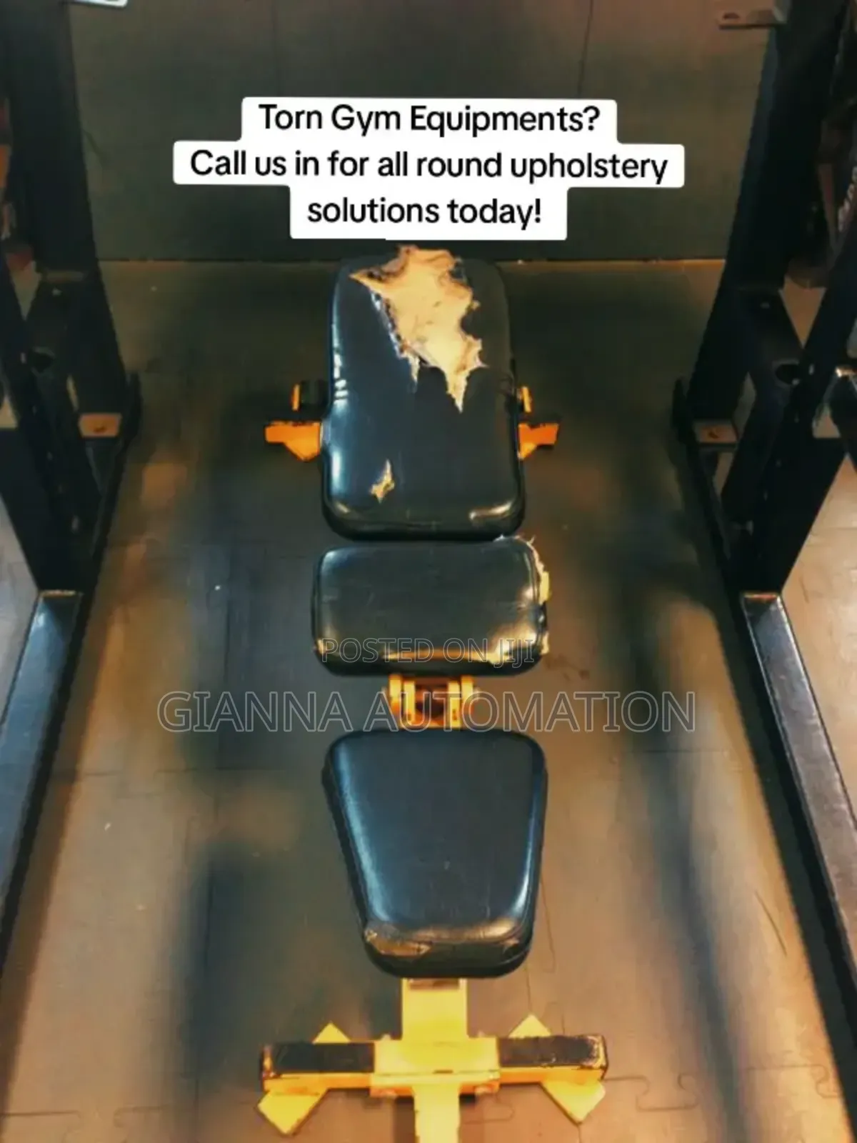 Upholstery for Gym Equipments Accessories