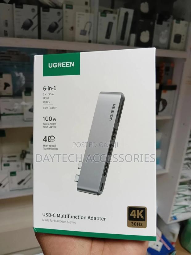 Ugreen 6-in-2 Usb-C Multifunction Adapter. - thumbnail 3