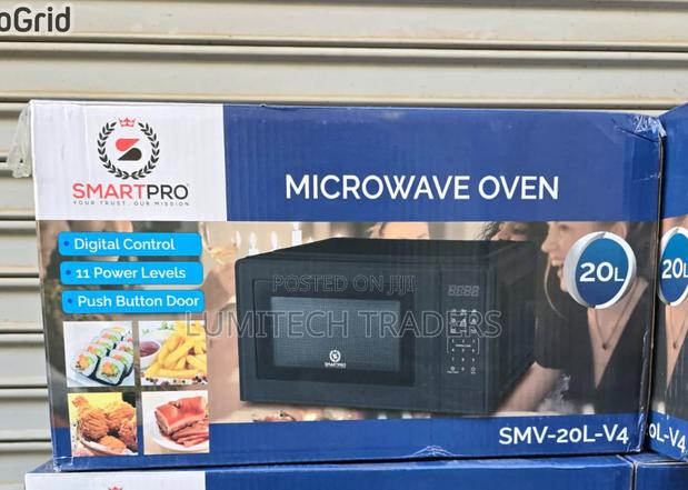 Smart Pro Microwave Oven 20l Digital, Black - (Smv-20l-V4 ) - main view