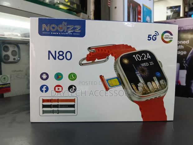 Nodizz N80 5g Simcard Ultra Smartwatch. - thumbnail 3