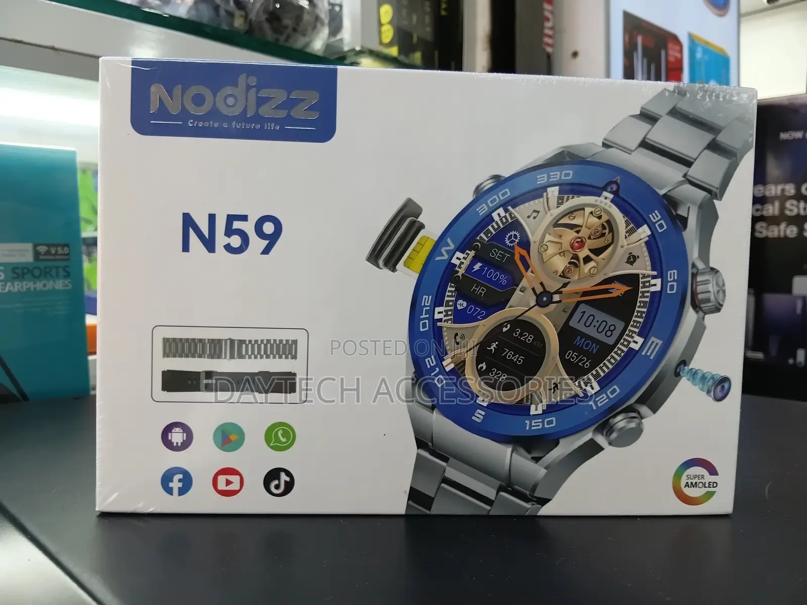 This Is a Nodizz N59 Android Smart Watch.