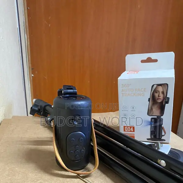 Intelligent Phone Holder 360° Rotating Lighting With Remote Control