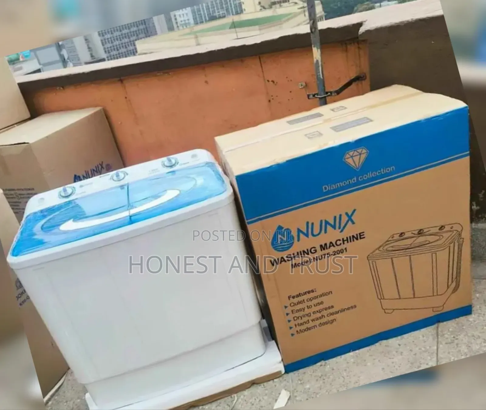 Nunix Nu75-2001 Twin Tub Washing Machine