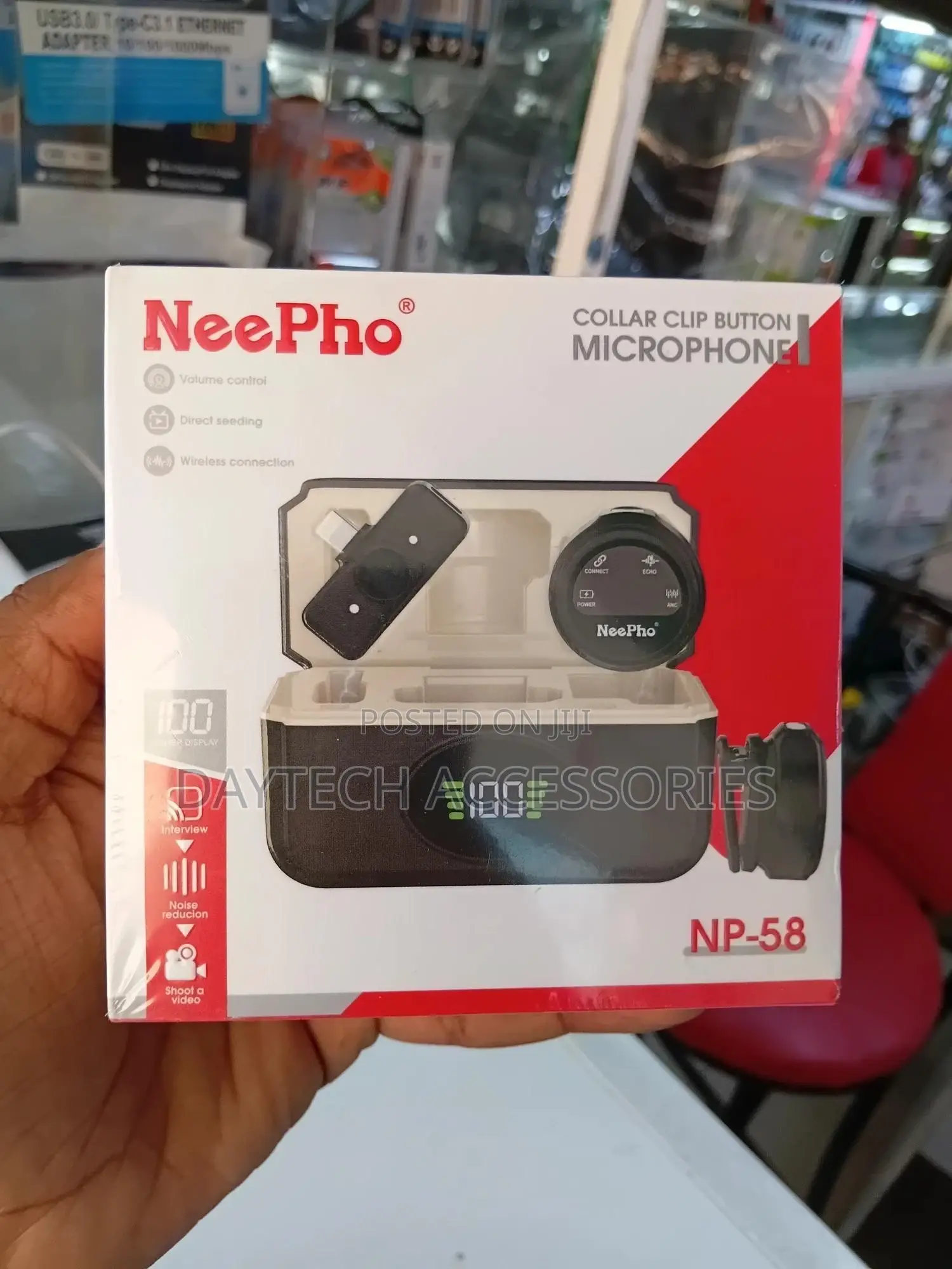 The Neepho Np-58 Wireless Microphone System.