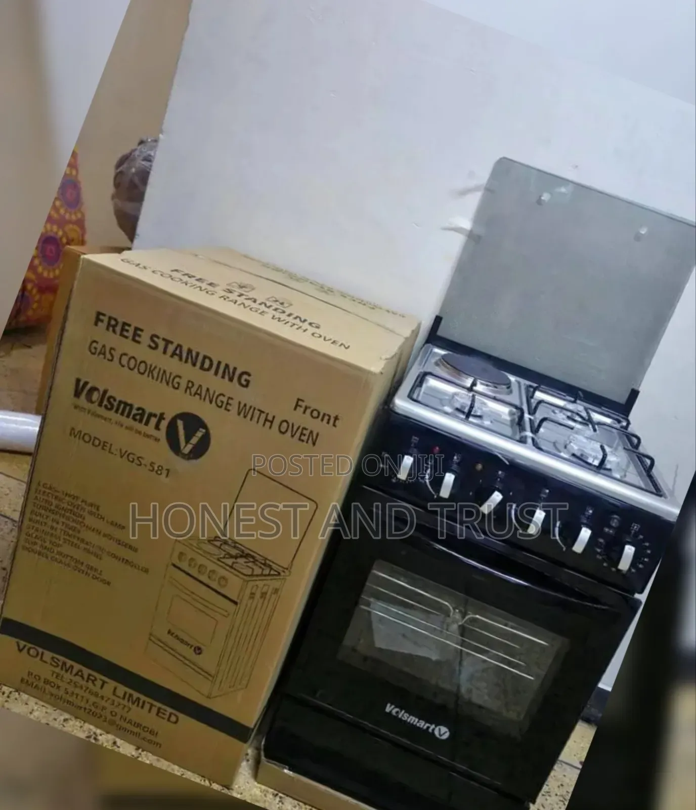 Front Oven Standing Volsmart Cooker V581