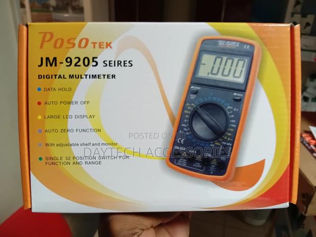 Digital Multimeter Heavy Duty Ac/Dc Tester Voltmeter LCD Multimeter. - thumbnail 2