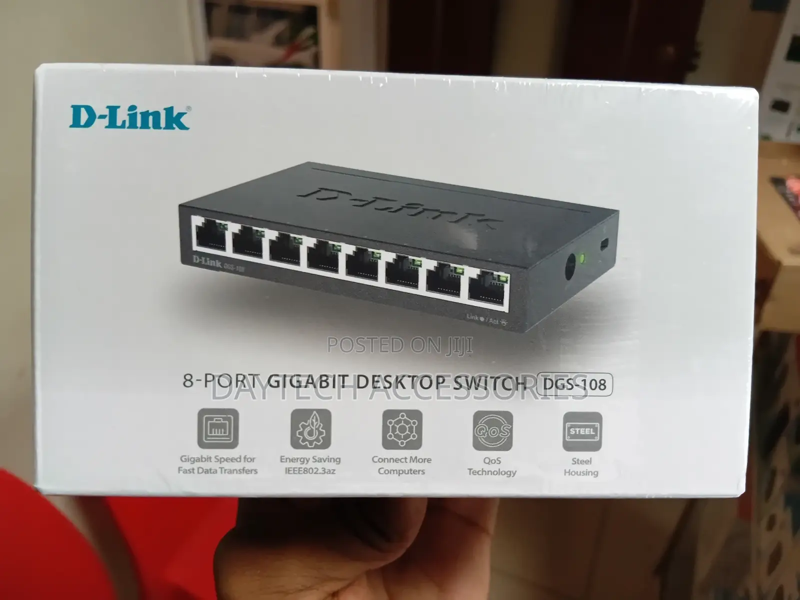 D-Link 8-Port Gigabit Desktop Switch (Metal Housing)