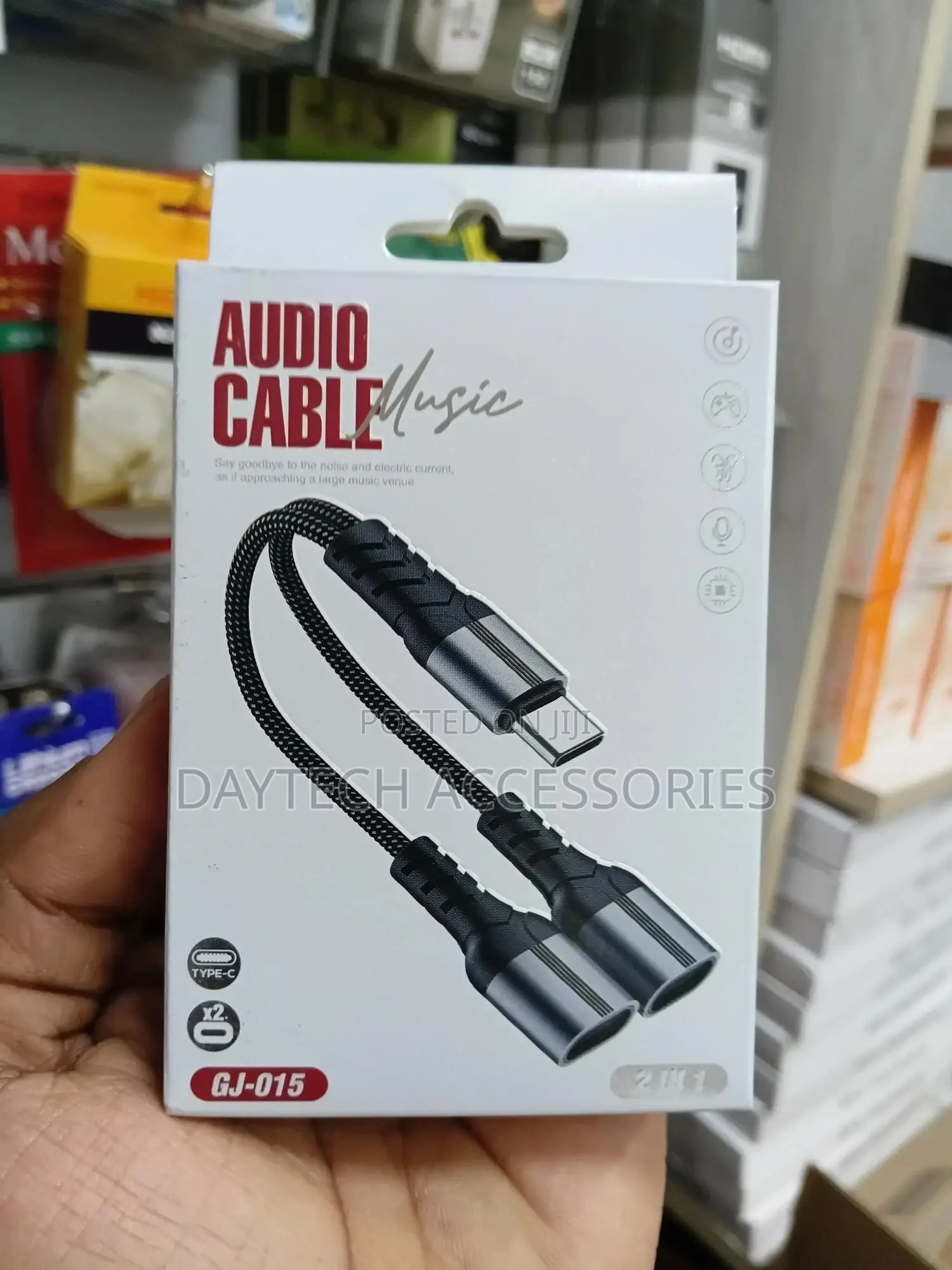 Usb C Splitter to Dual Usb C Headphone Jack Adapter and Charger