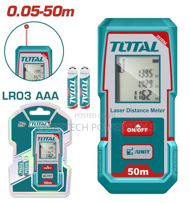 Total Tmt55016 Laser Distance Detector Range:0.05-50m