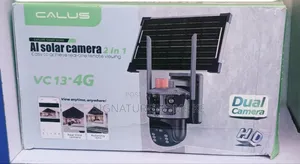 2 in 1 Ai Solar CCTV Camera Dual Camera