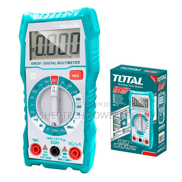 Total Tmt460012 Digital Multimeter
2000 Counts LCD Display