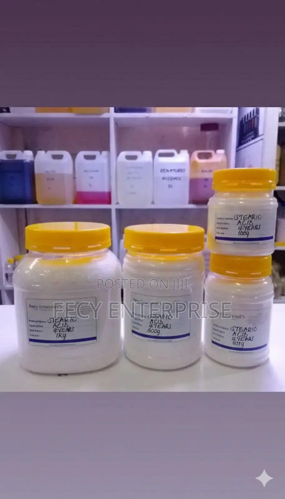 Stearic Acid – Co-emulsifier For Creams, Lotions Industrial Use