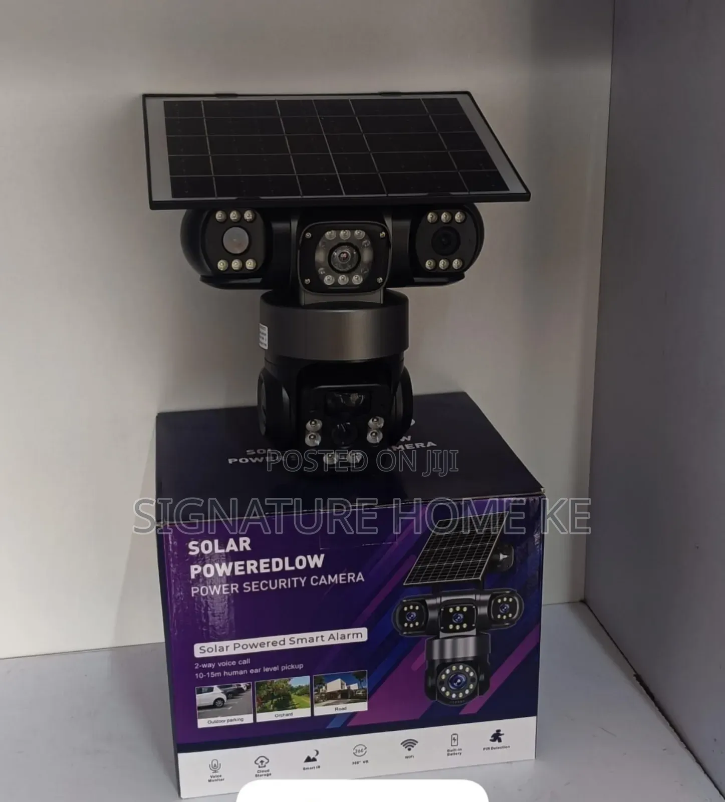 Solar Powered Security CCTV Camera