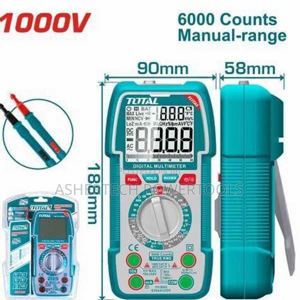 Total TMT Digital Multimeter 1000v 6000 Counts