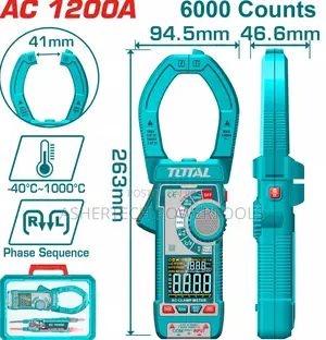 Total TMT Digital Ac Clamp Meter 1200a