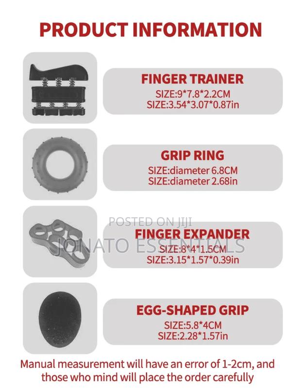 5 in 1 Finger and Hand Exerciser, Hand Grip, Finger Gripper - thumbnail 3