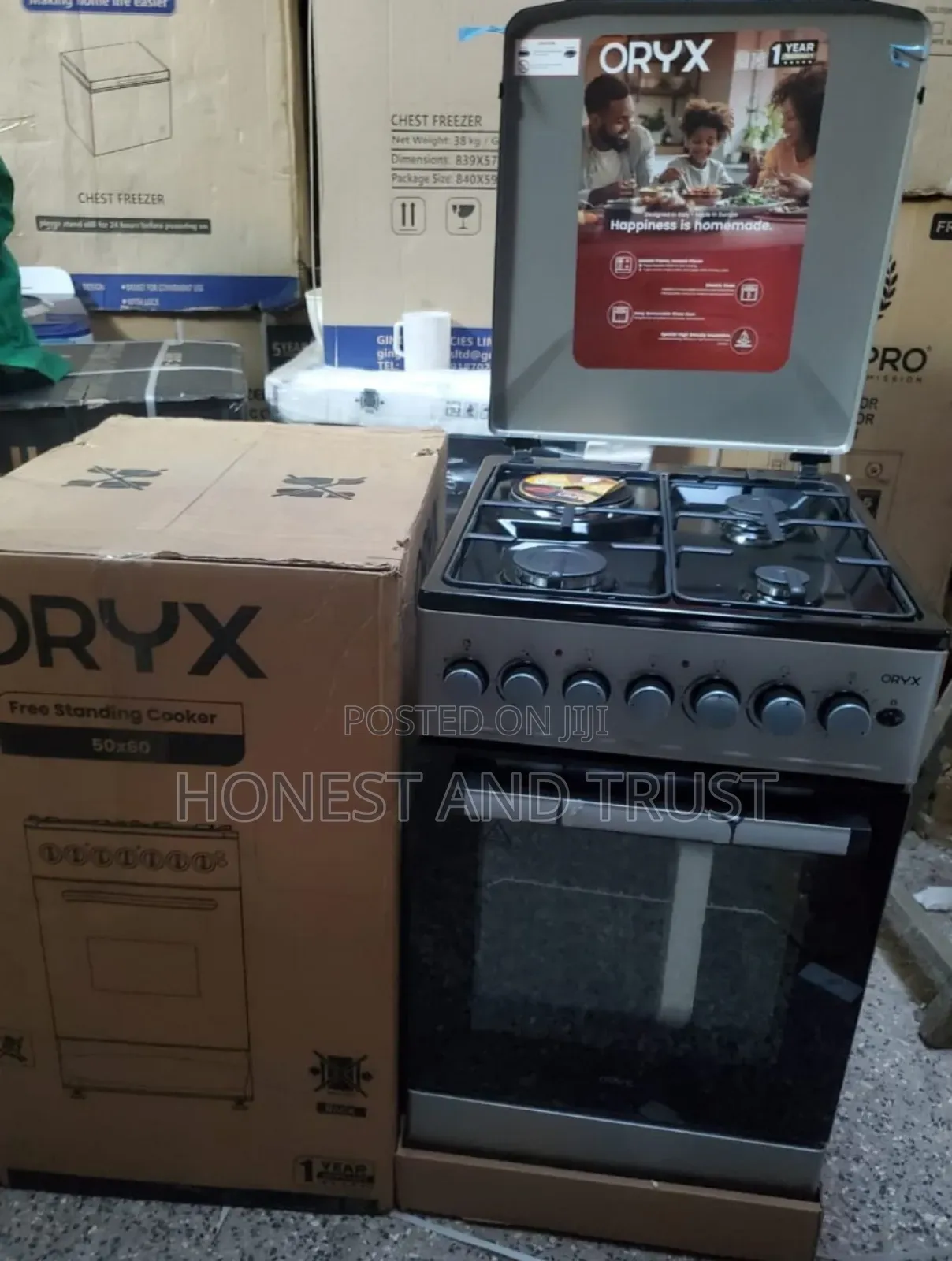 Mika Orynx 50 by 60 Standing Cooker