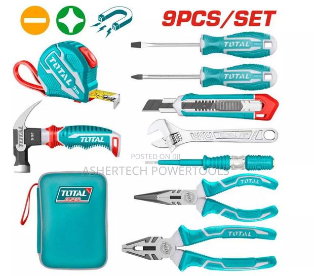 Total Thkthp90097 9 PCS Hand Tools Set