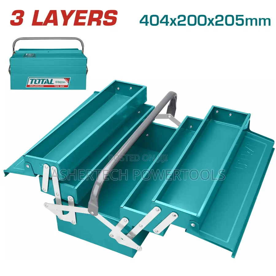Tht10702 Tool Box
Size:404*200*205mm
3 Layers