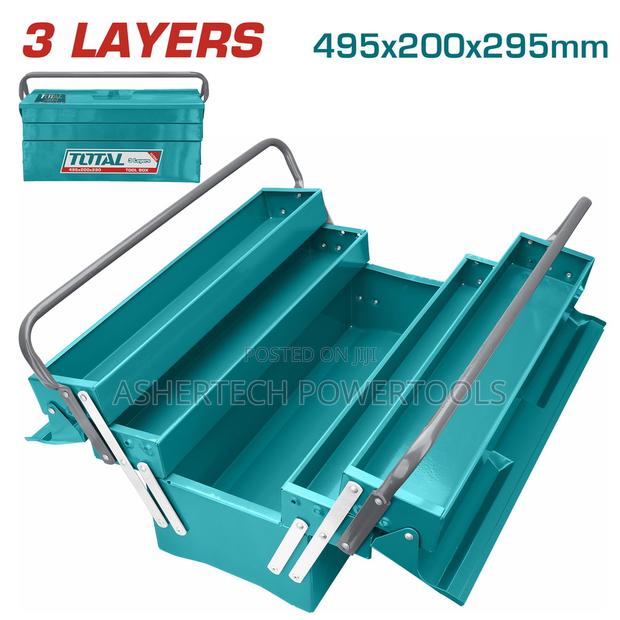 Total Tht10701 Tool Box
Size:495*200*295mm
3 Layers