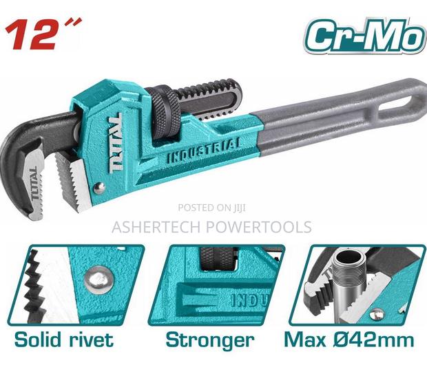 Total Tht171206 Pipe Wrench Size:12" (300mm) - main view