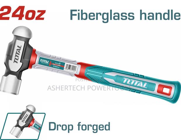 Total Thbph61024 Ball Pein Hammer
Weight:24oz/660g - main view