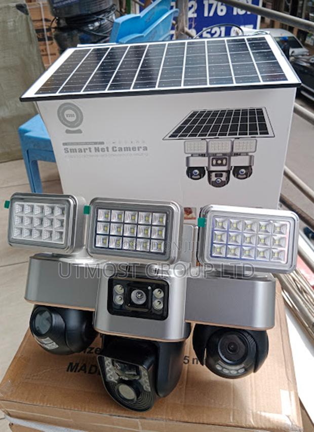 Ultimate Outdoor Protection Triple Lens Solar Camera - main view