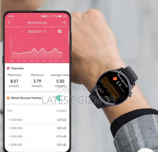 Smart Watch Fitness Tracker - main view