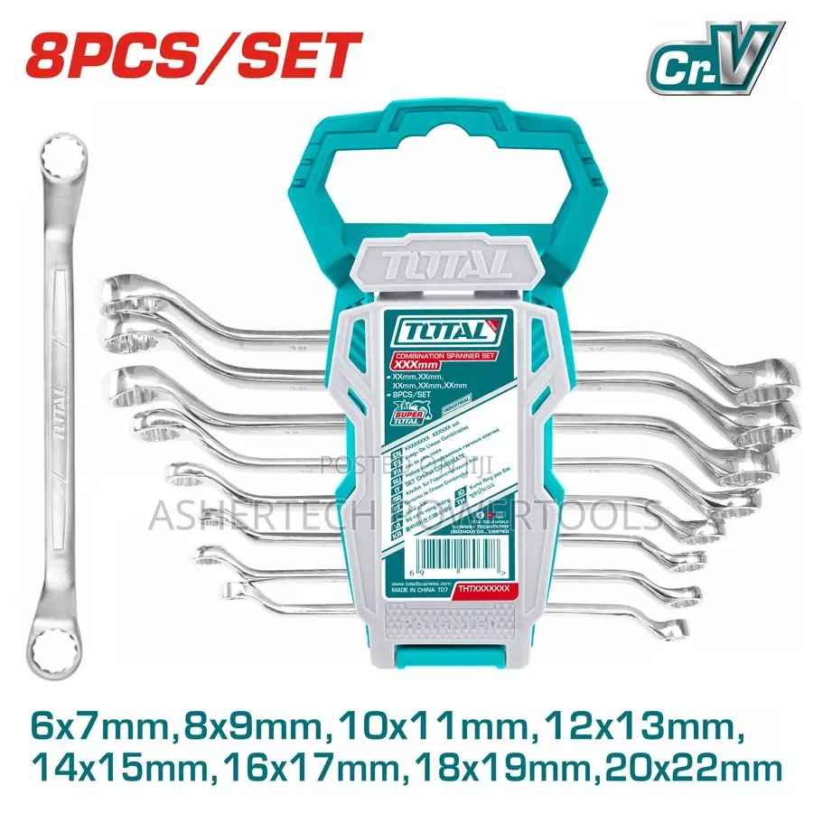 Total Tht102486 Offset Ring Spanner Set