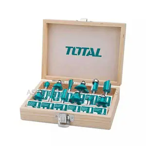 Total Tacsr1121 12pcs Router Bits
Set(8mm)