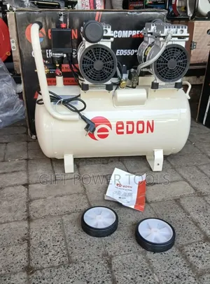 Edon Silent Compressor 50l With 2 Motors