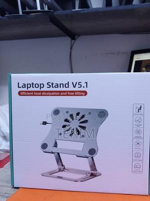 Portable Laptop Cooling Stand V5.1 - Foldable, With Fan Height Tilt