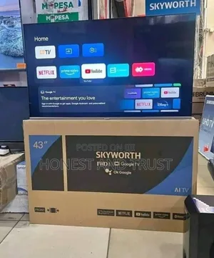 Frameless Skyworth 43 Inch Smart Tv Fhd43