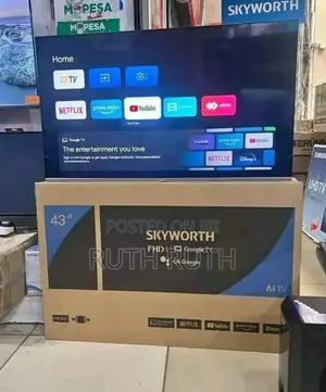 Frameless Skyworth 43 Inch Smart Tv Fhd43