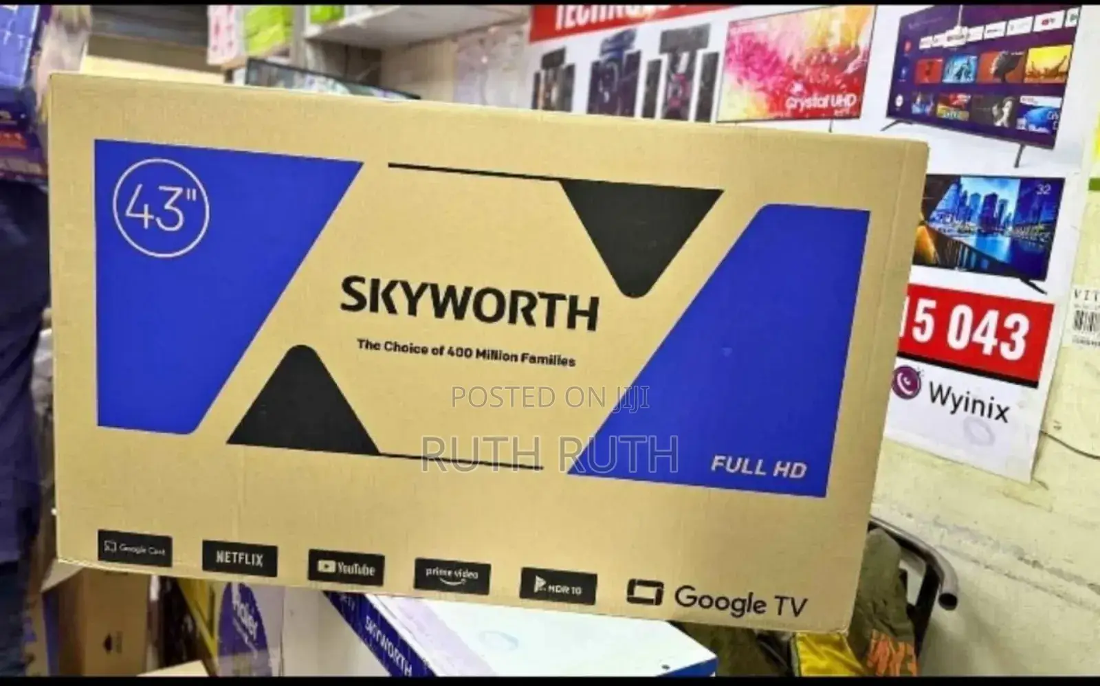 Goggle Tv Skyworth 43 Inch Smart Tv Fhd43