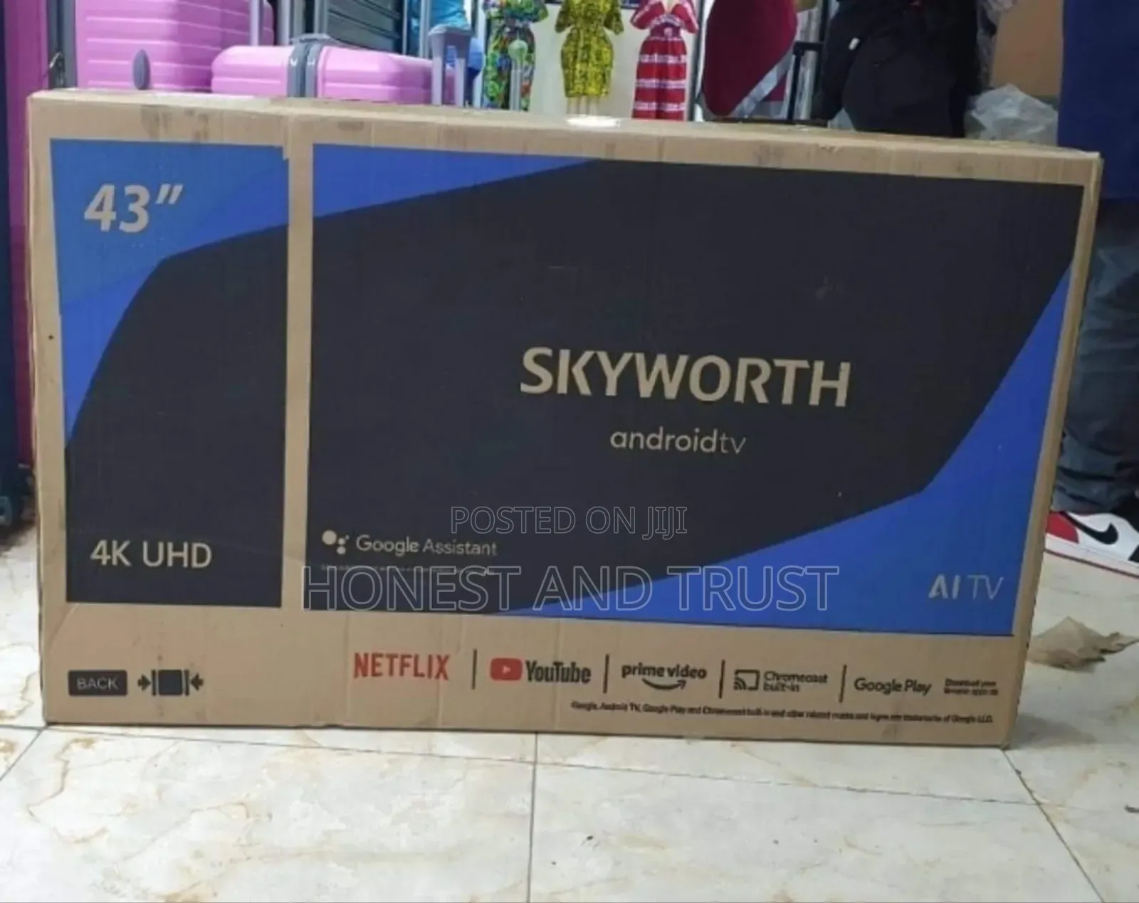 Bluetooth Enabled Skyworth 43 Inch Smart Tv Fhd43