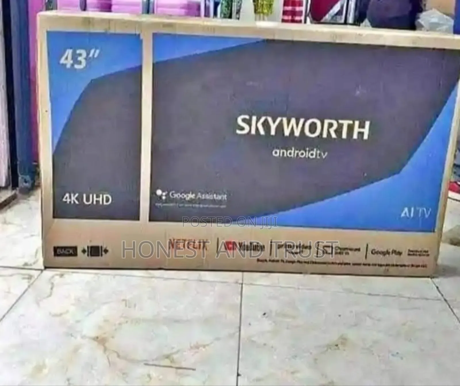 Bluetooth Enabled Skyworth 43 Inch Smart Tv Fhd43