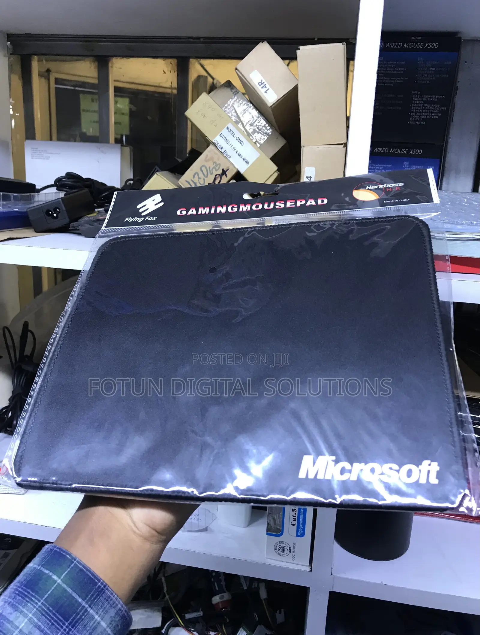 Microsoft Durable Gaming Mousepad - Stitched Edges, Non-Slip Base