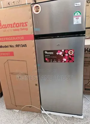 Rf345dtr Ramtons 204 Litres Fridge Gray Coated