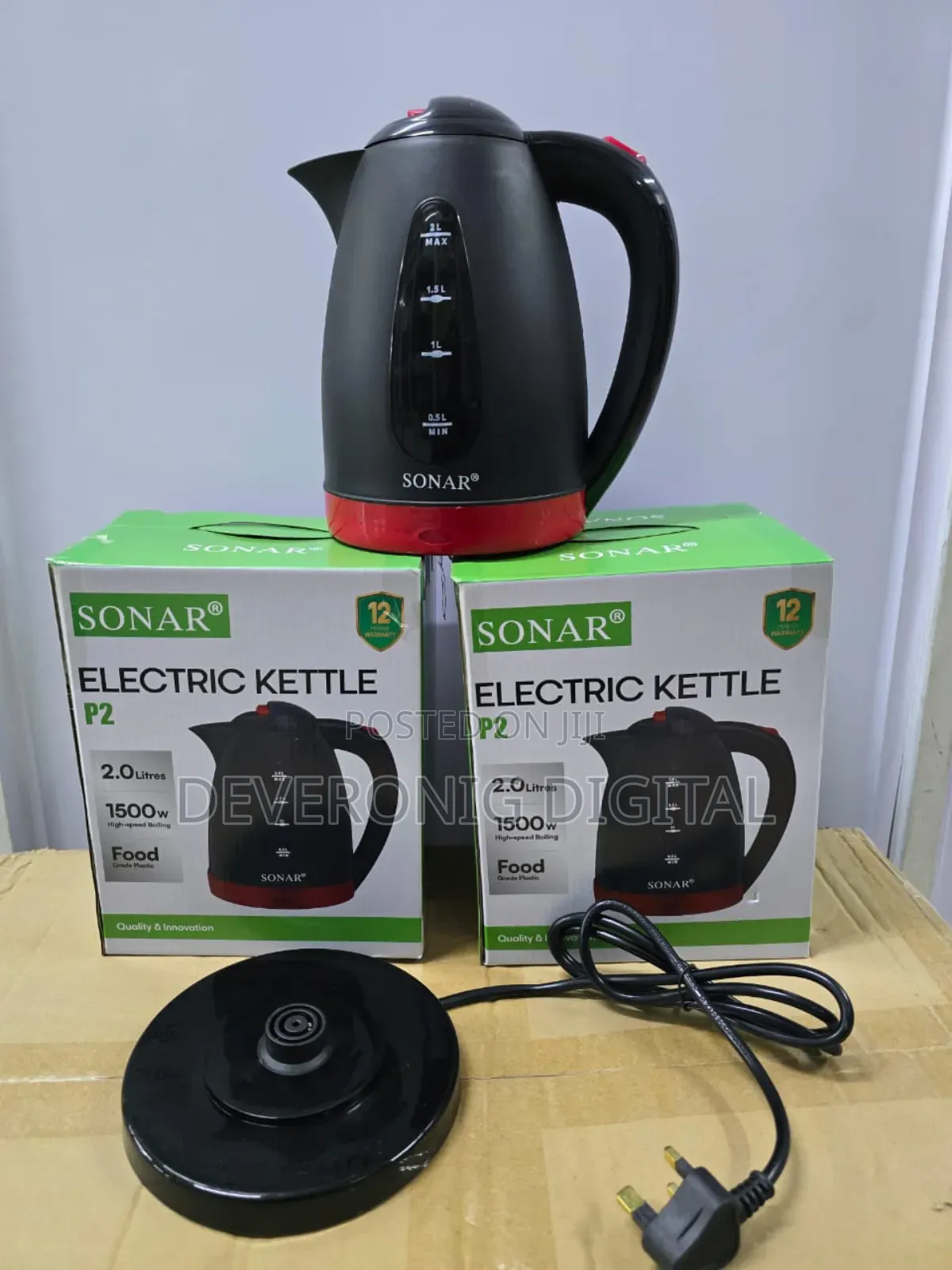 Sonar 2.0 LTRS Electric Kettle